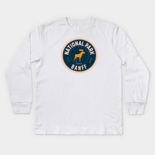 Banff National Park Alberta Kids Long Sleeve T-Shirt